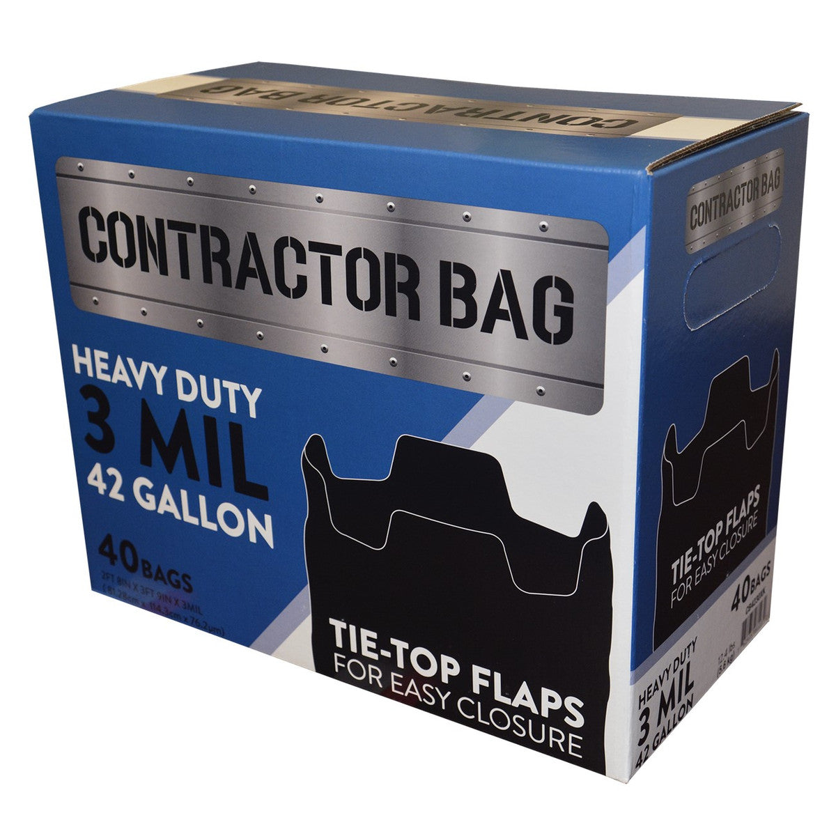 42-Gallon Black Heavy Duty Contractor Clean-Up Bag