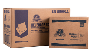 BN 850011 Empress Beverage Napkin 8.5″ X 8.5″ 1/4 Fold 1-Ply White 4 Boxes / 1000 Per Box (4,000/Case)